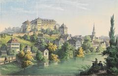 View of Tübingen from the upper Neckar river