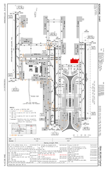 Airport chart of Beijing Capital International Airport with runways, taxiways, terminals and other airport facilities
