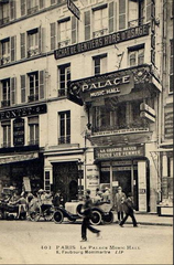 Le Palace Music-Hall at 8 rue Faubourg Montmartre Paris vintage postcard