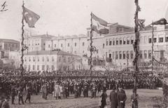 Historic opening ceremony of the German Fountain in 1901
