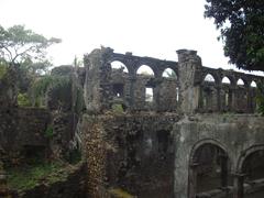 Pillars of Bassein Fort ruins