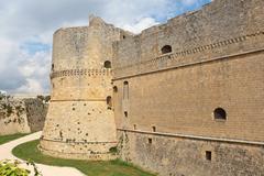 Castle of Otranto in Italy during sunset