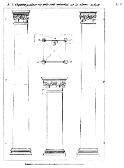 Gothic capitals on ancient columns as seen today