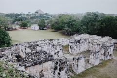 Ancient Maya ruins of Kabah in the Puuc Hills, Yucatan, Mexico