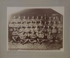 Lieutenant Magee and soldiers of No. 4 Troop A Squadron, Strathcona's Horse, Ottawa in uniform