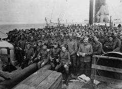 Strathcona's Horse personnel en route to South Africa aboard S.S. MONTEREY