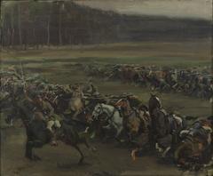 Charge of Flowerdew's Squadron Canadian cavalry attack at Moreuil Wood 1918