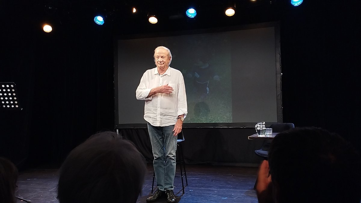 Patrick Chesnais performing solo show Lettres d'excuses on stage at Theatre du Lucernaire November 9 2024