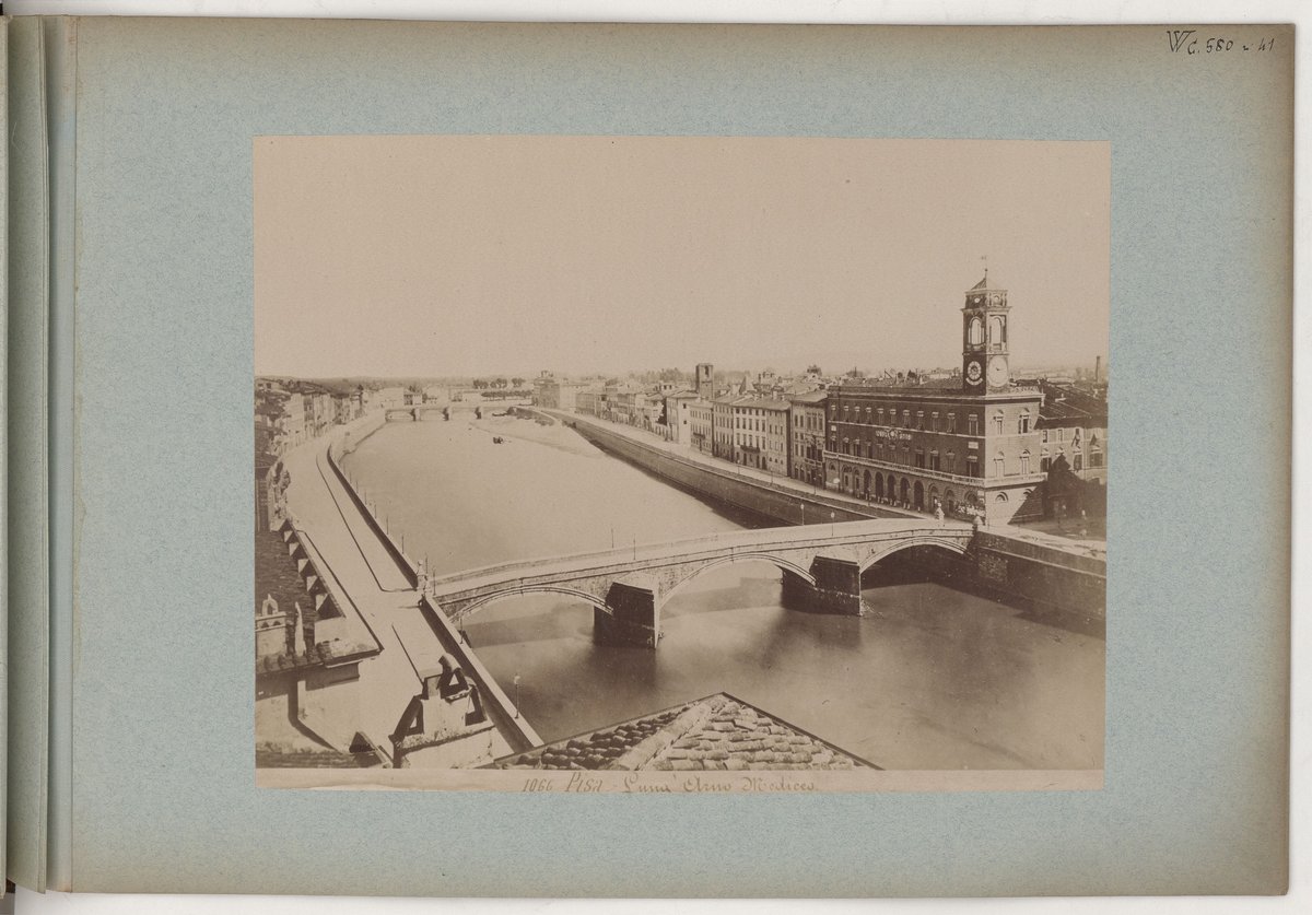 Historical photograph of central Italy from 1904 by don Delamalle
