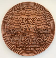 The Federal Reserve Piece fired terra cotta brick sculpture by George Mason, 2004