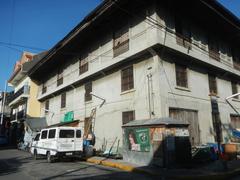 Historic Intramuros landmarks in Manila including AMOSUP - MAAP Professional Career Development Center, Filipino Seafarer sculpture, and streets like General Luna and Patio Victoria