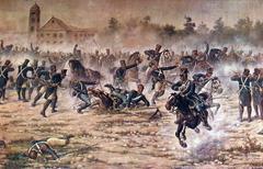 Charge of Granaderos a Caballo during the Battle of San Lorenzo