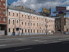 Sukharevskaya Square corner of Prospekt Mira in Moscow