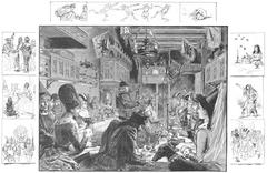 Louis XI feast at Pierre Loti's home in Rochefort-sur-Mer, 1888