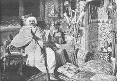 Portrait of Pierre Loti in his Turkish room