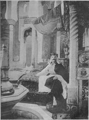 Pierre Loti in the mosque of his house in Rochefort