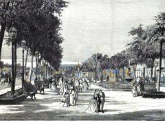 Alameda de Isabel II in Havana, historic summer residence of the Captain General of the Philippines