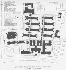 Plan of Manchester Royal Infirmary MRI building layout