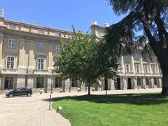 Main exterior facade of Palacio de Liria in Madrid