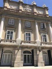Main exterior facade of the Palacio de Liria in Madrid