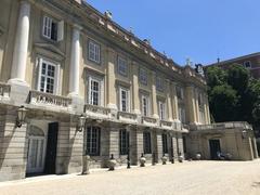 Main exterior facade of Palacio de Liria in Madrid