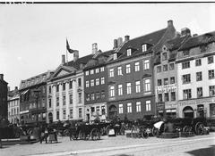 Nytorv 1-7 historic buildings in Copenhagen Denmark