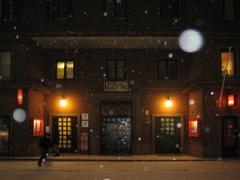 Tavastia Club in Helsinki Finland exterior at night with illuminated sign and vibrant atmosphere