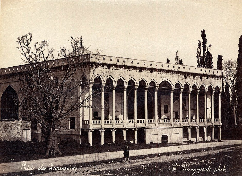 View of the Tiled Kiosk and surroundings in Ottoman era Constantinople