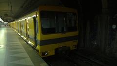 First CAF 5000 metro train in service on Buenos Aires Subway B Line