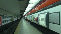 Florida Station entrance on the Buenos Aires Subte subway system