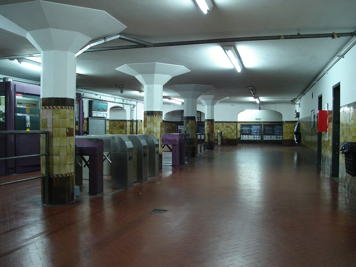 Entrance of Entre Rios Station on the Buenos Aires Subte
