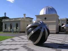 Art sculpture at Melbourne Observatory Cafe and The Gardens Shop
