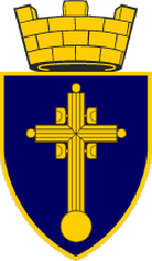 Middle Coat of Arms of Vracar municipality in Belgrade, Serbia
