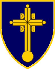 Small Coat of Arms of Vracar municipality in Belgrade, Serbia