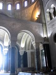 Church of Saint Sava in Vračar showing columns, arches, and vaults under construction