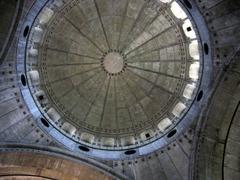 Undecorated mighty dome of the Church of Saint Sava