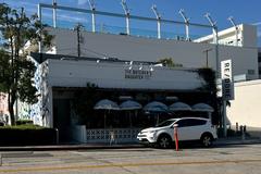 The Butcher's Daughter café exterior on Melrose Avenue in Los Angeles in July 2023
