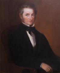 Portrait of Hiram Capron founder of Paris Ontario 1796-1872