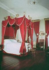 Historic bedroom interior at Merchant's House Museum, New York City