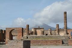 Ancient Temple of Jupiter at Pompeii archaeological site