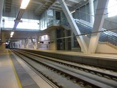 Main entrance of ADIF Vigo-Urzáiz railway station in Vigo