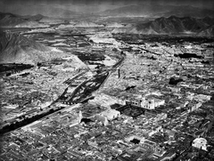 Aerial view of central Lima in 1944