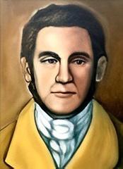 Portrait of Francisco Morazán by unknown Nicaraguan artist