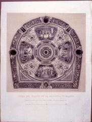 Ceiling painting of the Teatro de la Zarzuela in Madrid by Vicente Urrabieta
