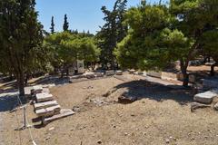 Ruins of the Choragic Monument of Nicias in Athens
