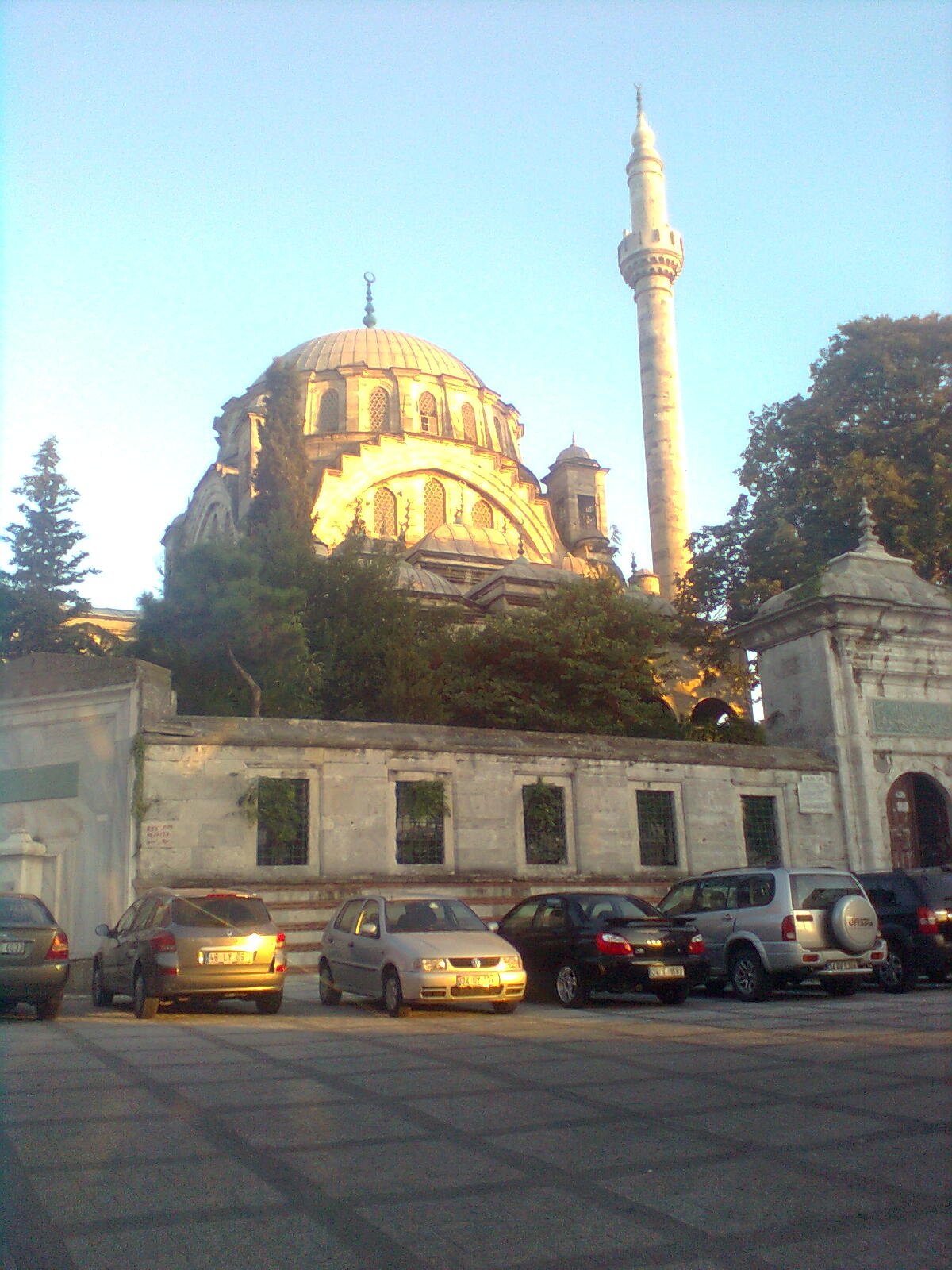 Exterior view of Ayazma Camii mosque with clear sky