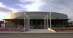 Multiusos Fontes do Sar indoor sports arena in Santiago de Compostela Spain