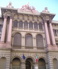 Front view of Museo civico di storia naturale in Genoa Italy