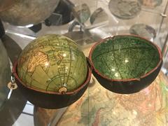 Antique pocket globe by Darton & Co.