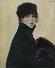 Self-portrait of Marguerite Verbeke-Mellet, 1919